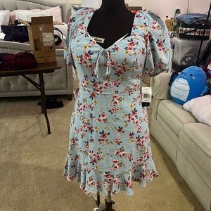 XL blue summer dress